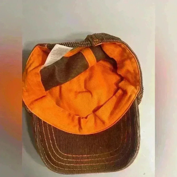 Vintage 100% cotton stretch corduroy toddler ball cap lined embroidered boy - Picture 3 of 6